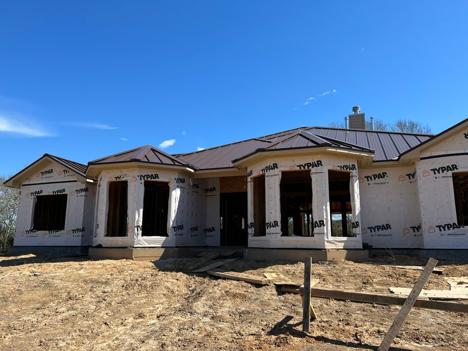 New Construction Metal Roof in League City: finished roof (2 of 9)