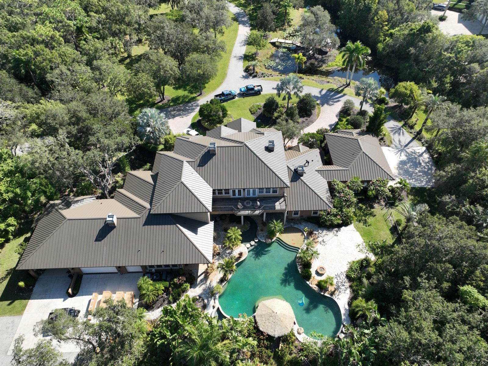 Standing Seam Metal Roof on a Bradenton Estate: finished roof (2 of 12)