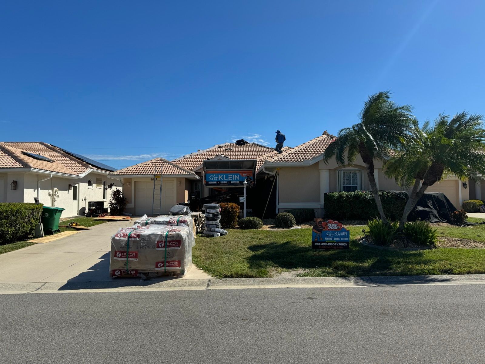 Tile Roof Replacement in Englewood: on the job (4 of 4)