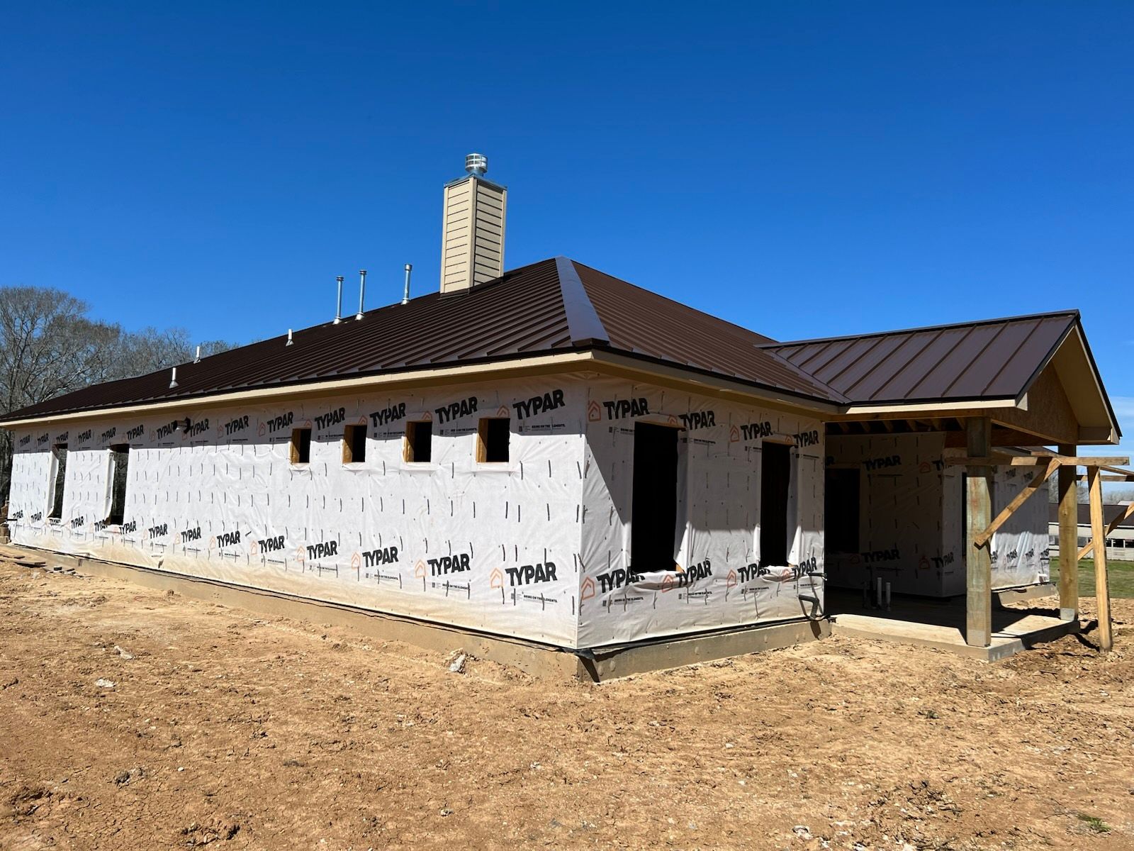 New Construction Metal Roof in League City: finished roof (5 of 9)
