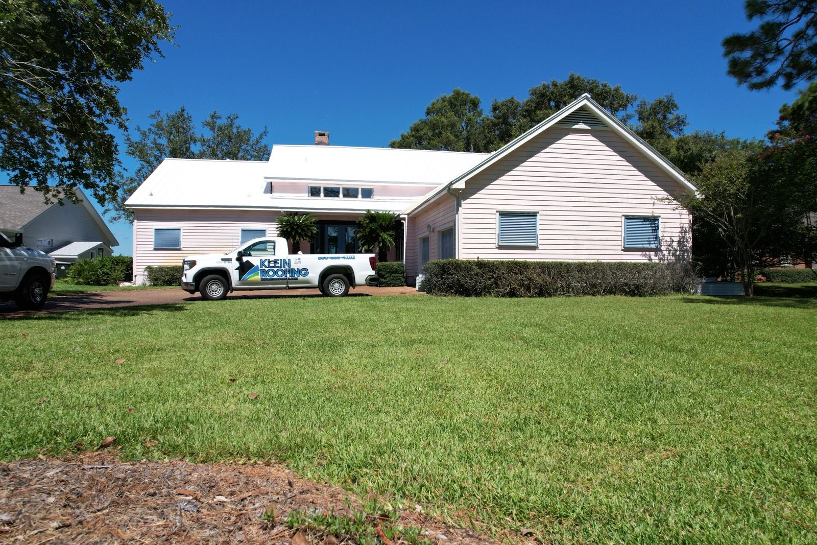 White Metal Roof on a Bayfront Home: finished roof (6 of 6)