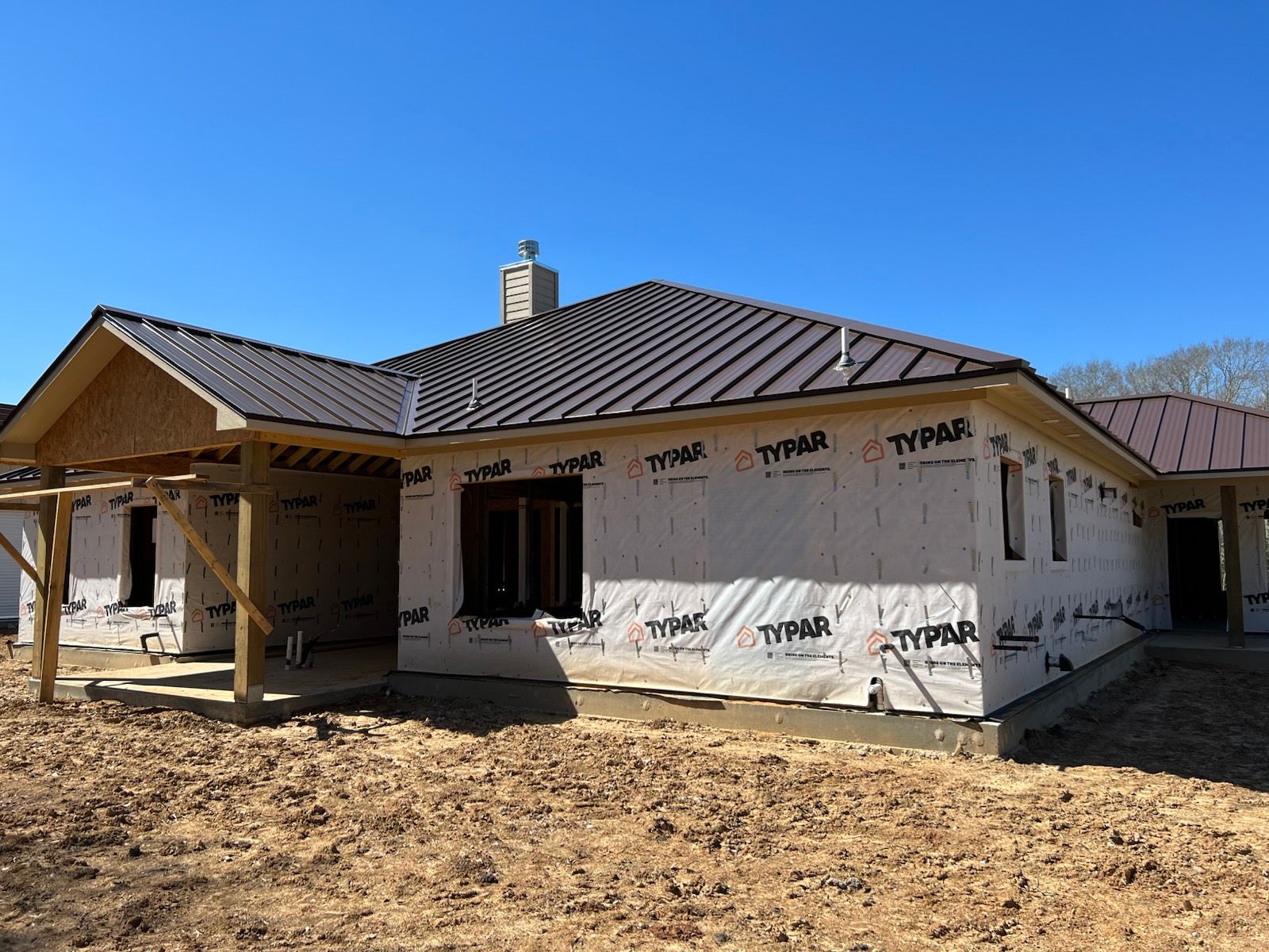 New Construction Metal Roof in League City: finished roof (6 of 9)