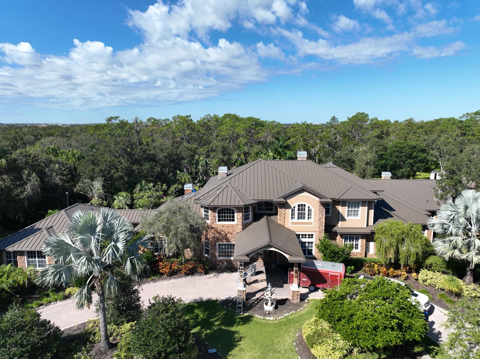 Standing Seam Metal Roof on a Bradenton Estate: finished roof (7 of 12)