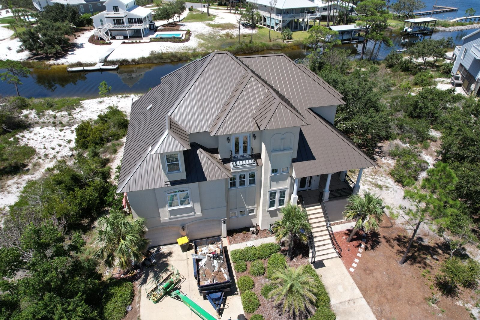 Metal Roof on a Perdido Key Coastal Home: finished roof (7 of 7)