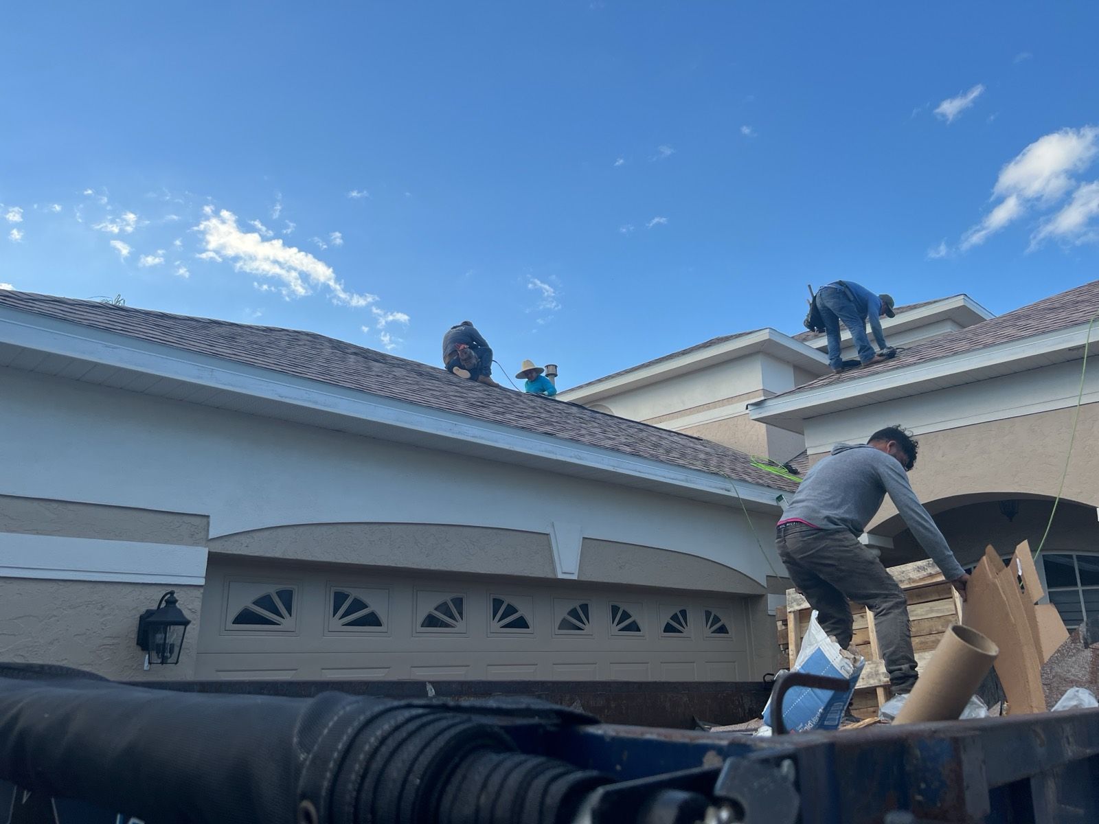 Shingle Re-Roof, Start to Finish: on the job (10 of 11)